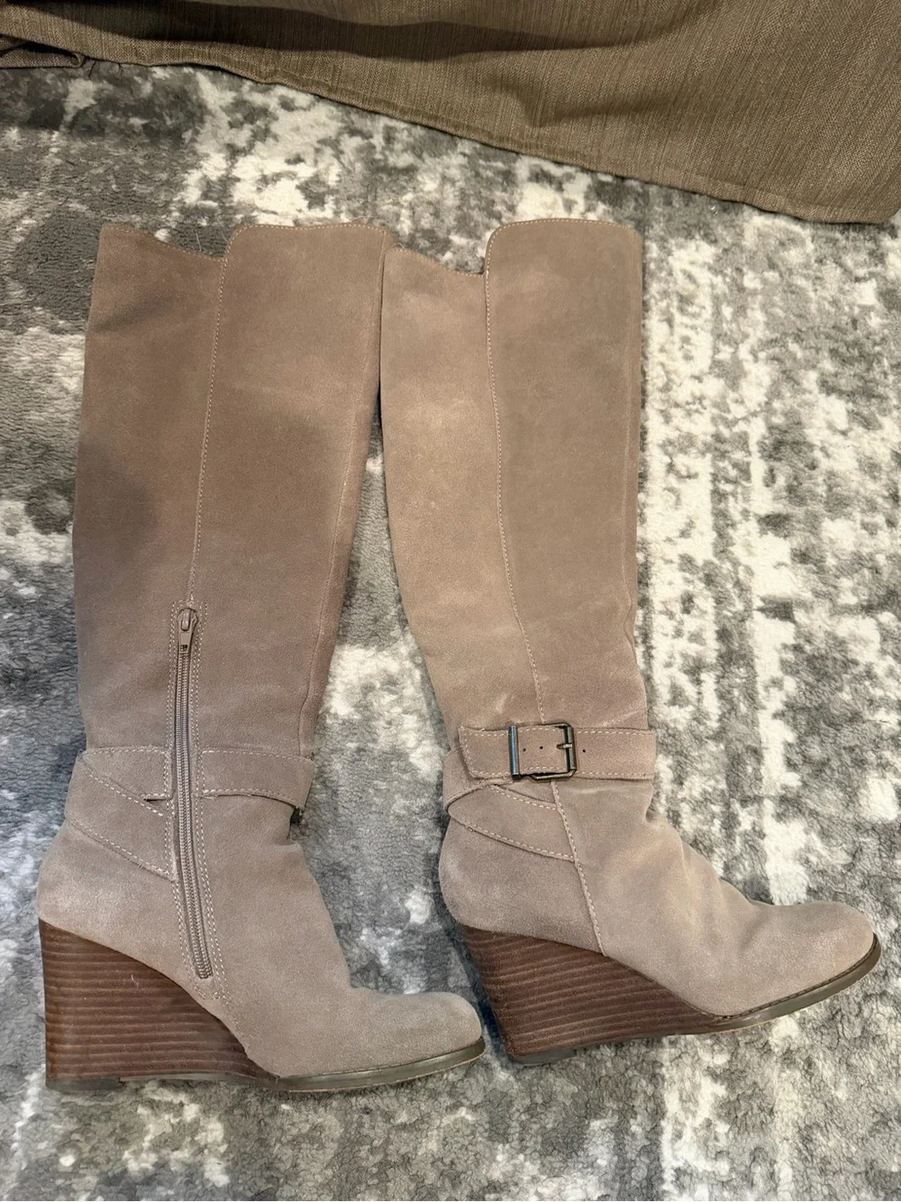 Sole Society taupe suede